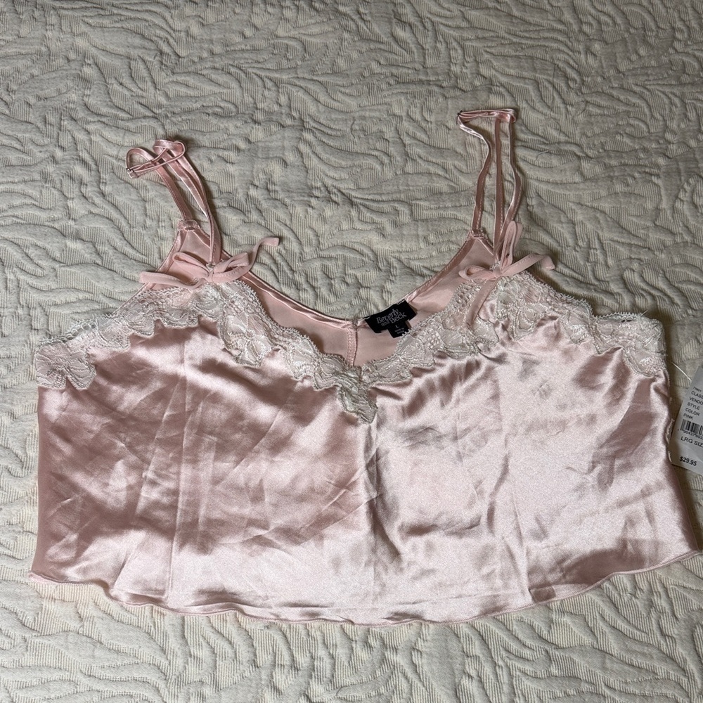 Beverly and Beck light pink cami top L - Picture 2 of 10